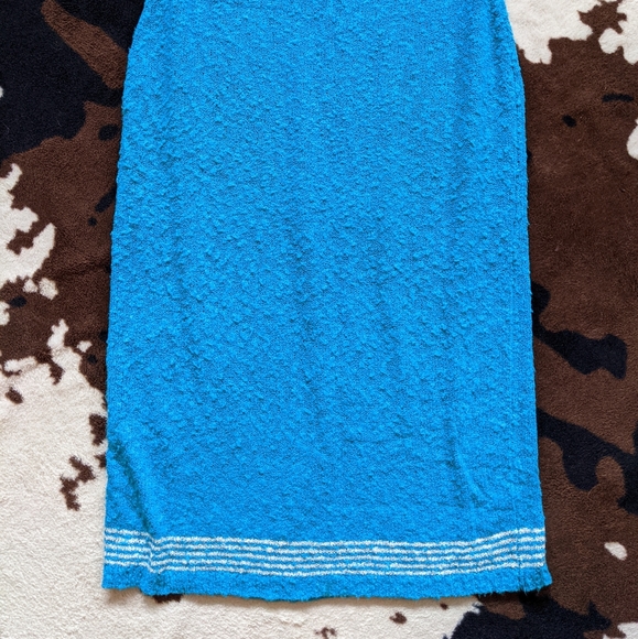 BLUE STRIPE SKIRT - Picture 4 of 4